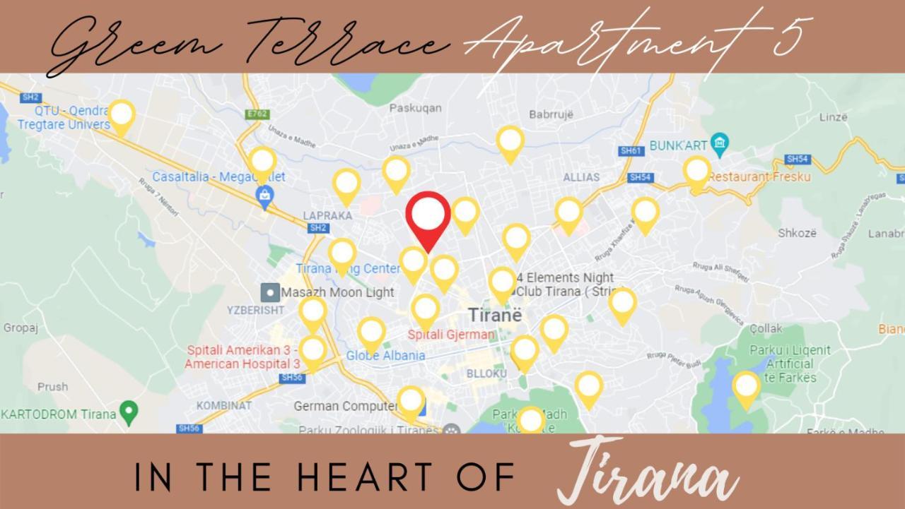 Green Terrace Apartment 5 تيرانا المظهر الخارجي الصورة